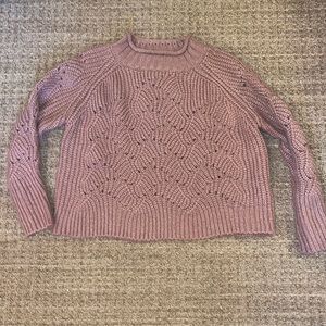 Moon River Women’s Metallic Mix Oversized Sweater